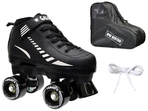 Epic Galaxy Elite Black Quad Roller Skates Package - Picture 1 of 13