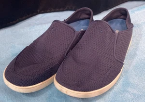 OluKai Nohea Mesh Blue Casual Slip-On Shoes Men's Size 9.5 Sneakers Boat Shoes - Picture 1 of 12