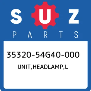 35320-54G40-000 Suzuki Unit,headlamp,l 3532054G40000, New Genuine OEM Part - Picture 1 of 1