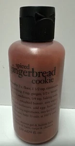 PHILOSOPHY - SPICED GINGERBREAD COOKIE - Shampoo Shower/Bath Gel - 4 oz Sealed - Picture 1 of 4
