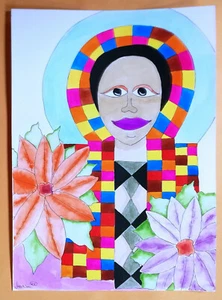 09489 Acquerello - Atmosfere del Corno d'Africa - Donna - Picture 1 of 3