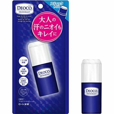 ROHTO DEOCO deodorant stick 13g Sweet floral Sterilization  - Image 1 of 4