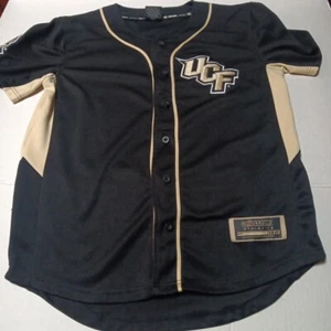 UCF Knights Baseball Jersey Sz Medium Embroidered Colosseum Athletics EUC Clean - Picture 1 of 19