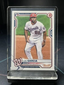 2021 Bowman Luis Garcia #5 RC Washington Nationals - Picture 1 of 2