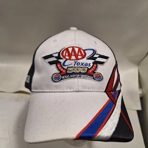 Nascar AAA Texas 500 Motor Speedway Hook and Loop Strap Hat Cap Red 2010 - Picture 1 of 6