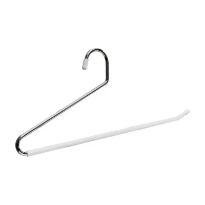 Chrome Slack Hangers Metal Open End Pants Hanger Non-Slip 100 PC 15 Inch Foto 1 de 3