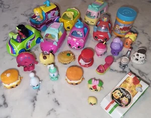 Moose Shopkins Lot 7 Cutie Cars Diecast Cars 16 Figures - Picture 1 of 5