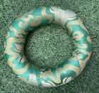 Singing Bowl Cushion-donut Shape-15 Cm-green-free Postage