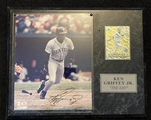 Ken Griffey Jr. The Kid Autographed Photo Plaque W/ Naturals Prism Card Ltd 998 - Picture 1 of 6