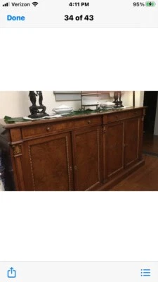 Giemme/Francesco Molón Art Deco Cherry Sideboard - Image 1 of 4
