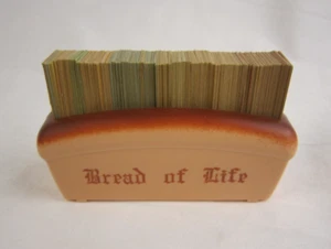 Vintage Bread of Life Scripture Cards Cross Publishing 1950s Bible Verse Prayers - Picture 1 of 8