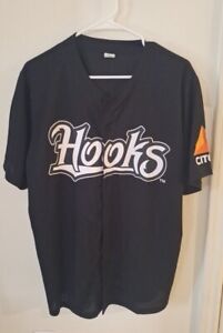 Corpus Christi Hooks MILB Baseball Black SGA Citgo Mens Jersey Size Large 