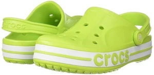 Crocs Unisex Kids Bayaband Clog Lime Punch US KID'S J3 EU 34-35 US Youth Size 3 - Picture 1 of 6