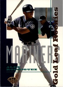 1995 Leaf Gold Rookies Alex Rodriguez Seattle Mariners #1