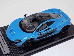 1/18 Tecnomodel McLaren P1 in Baby Blue with Black Wheels #01 of 20 Carbon - Picture 1 of 7