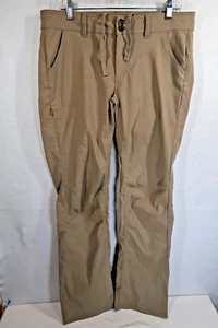 Pantaloni PrAna Halle, Taglia 12 (34X34) Beige Escursionismo Elasticizzati Leggeri Roll TabCuff - Foto 1 di 9