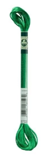 DMC Satin Floss 8.7yd-Kelly Green 1008F-S702