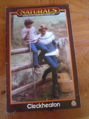 KNITTING PATTERN BOOK CLECKHEATON NATURALS  GREAT **** MUST SEE - Image 1 of 3