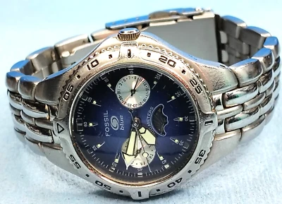 Lote de 2 subesferas estilo buzo noche día sol fósil luna trabajo a24 para hombre BQ-9139 Foto 1 de 4