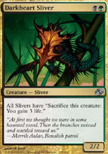 4x Darkheart Sliver ~ Lightly Played Planar Chaos MTG Magic x4 4 UltimateMTG Pla - Image 1 of 1