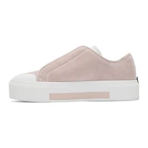 Alexander McQueen velvet flatform sneakers in nude pink/white size EU39/US8.5 - Picture 1 of 12