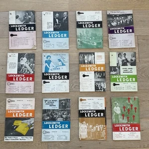 1959 Locksmith Ledger Magazine Volume XXIII - 12 Issues Lock & Key Industry - Picture 1 of 18