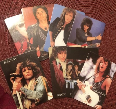 JUEGO DE TARJETAS CALENDARIO VINTAGE RARO BON JOVI DE PORTUGAL  Foto 1 de 2