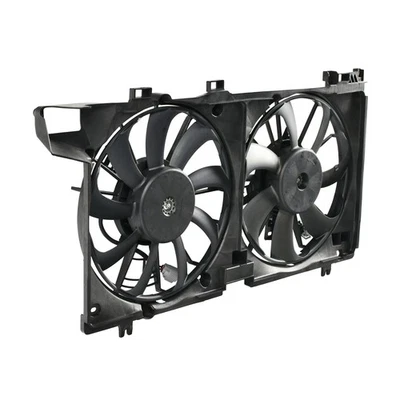 Conjunto de ventiladores de refrigeração preto ventilador de radiador de plástico para 15-19 Subaru Outback Legacy - Imagem 1 de 4