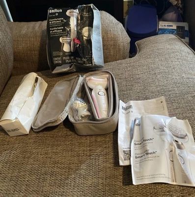 Depiladora Braun Silk-épil 9, dispositivo de depilação, barbeador e aparador feminino DSTRD BX - Imagem 1 de 4