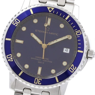 Eterna Eternamatic Kontiki 1404.41 Date blue Dial Automatic Men's Watch_921124 - image 1 of 4