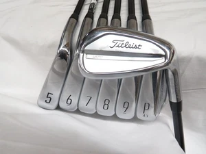 Used Titleist T200 Iron Set 5-PW, 48* Tensei Blue Regular Flex Graphite Shafts - Picture 1 of 9
