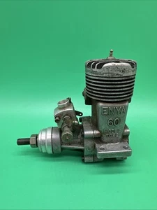 VINTAGE ENYA 60 MODEL 7032 R/C ENGINE, USED Works Great - Picture 1 of 11