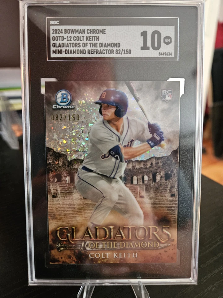 2024 Bowman Chrome Colton Cowser Gladiators Of The Diamond /150 SGC 10 - Image 1 of 2