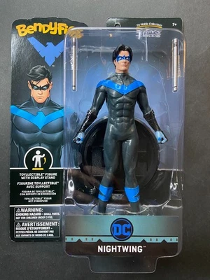 BendyFigs NIGHTWING DC Comics 7” Action Figure Noble Toys NEW - Image 1 of 4