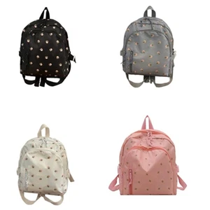 Cute Preppy Bag Lovely Floral Printed Backpack Cottagecores Aesthetic Backpack - Picture 1 of 12