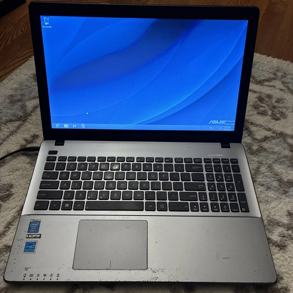 ASUS X550L Laptop 15.6” 500 GB HD Intel i5 1.6ghz 4 GB RAM (Needs Battery) - Image 1 of 4
