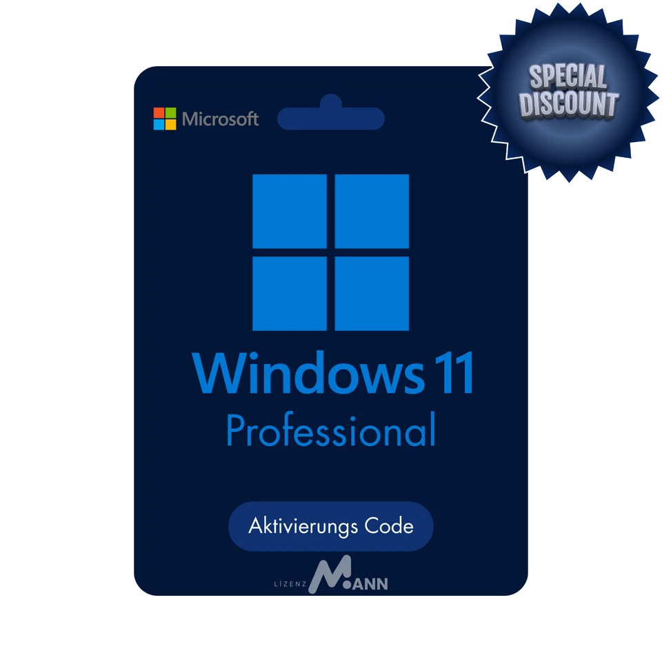 Microsoft Windows 11 Pro | 1 dispositivo | Inmediato | Código de activación de PC por correo electrónico  - Imagen 1 de 1