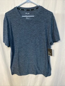 Men's FLX Axis Active Tee | SIZE M Color Navy | Urban Commuter | New with Tags - Picture 1 of 5