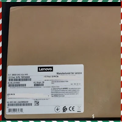 Lenovo ThinkSystem 00YK027 7XB7A00038 300GB 15K 3.5" 12Gb/s SAS Hard Drive HDD - Image 1 of 3