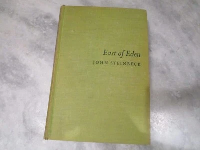 EAST OF EDEN 1ST EDITION by JOHN STEINBECK 1952 HC BOOK Pg 281 "BITE" ERROR - Image 1 of 4