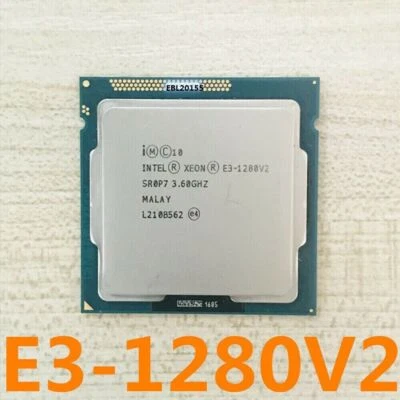 Intel Xeon E3-1280 V2 CPU Quad-Core SR0P7 3.6 GHz 8M 5 GT/s LGA 1155 Processor - Image 1 of 2