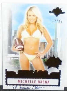BENCHWARMER 40TH NATIONAL -MICHELLE BAENA- SIGNED GOLD FOIL CHICAGO BASE CARD - Imagen 1 de 2