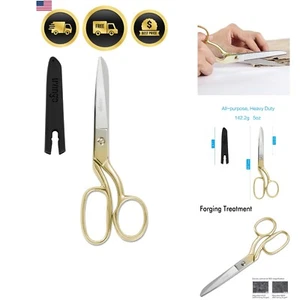 Fabric Sewing Scissors Heavy Duty Craft Tailor Shears 8 Inch Sharp Stainless ... - Picture 1 of 9