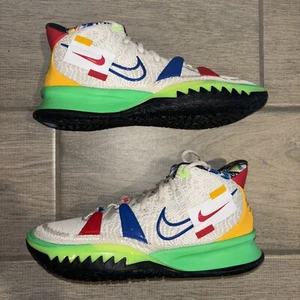 Size 8.5 - Nike Kyrie 7 'Visions' 2021 DC9122-001 UNO Multi Color Rare - Picture 1 of 7