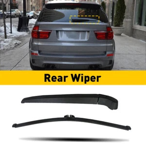 Rear Wiper Blade and Arm for BMW E70 X5 2007-2013 Back Windshield Wiper EOA - Picture 1 of 12