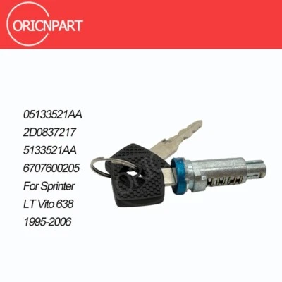 6707600205 LOCK CYLINDER IGNITION LOCK FOR MERCEDES BENZ SPRINTER 1995-2006 - Image 1 of 4
