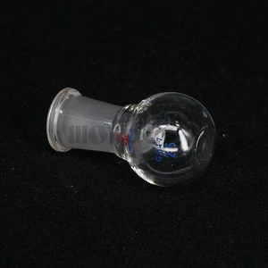 Fiaschetta fondo piatto collo corto articolazione 25 ml 19/26 bicchieri laboratorio bollente - Foto 1 di 4