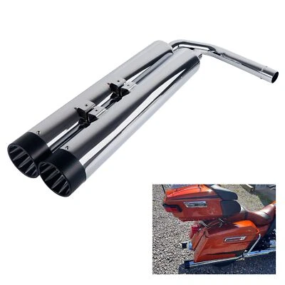 SHARKROAD 4.0" Slip On Mufflers for 1700 Kawasaki Vulcan Exhaust Pipes Upgrading - Image 1 of 4