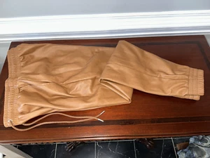BAGATELLE, PANTALÓN MUJER DISEÑADOR, CUERO NAPA, MARRÓN CORDÓN TALLA: S - Imagen 1 de 7