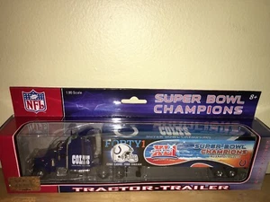 2007 INDIANAPOLIS COLTS SUPER BOWL XLI CHAMPIONS PETERBILT TRAILER/UPPER DECK - Picture 1 of 6